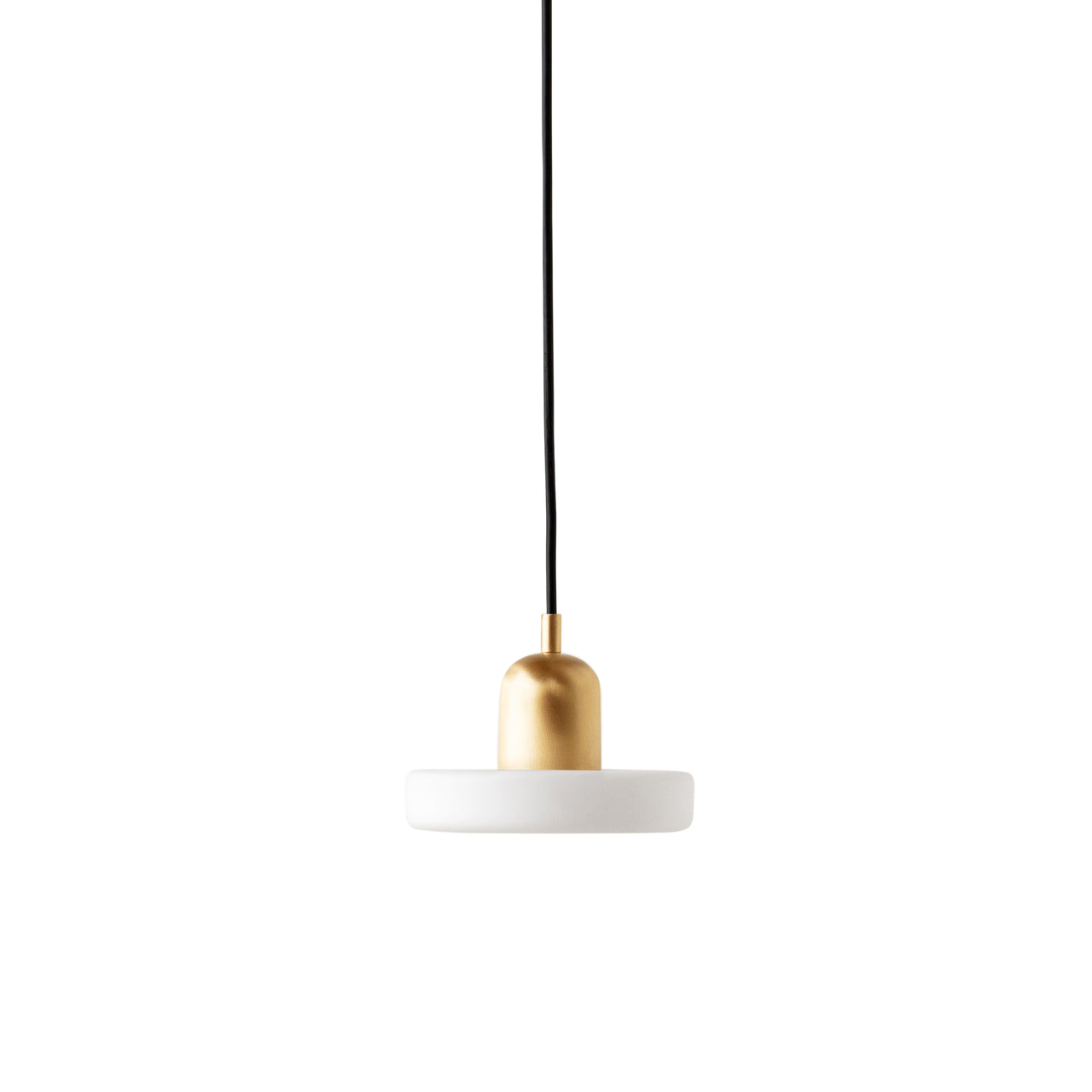 Puck Pendant: Outdoor + Brass