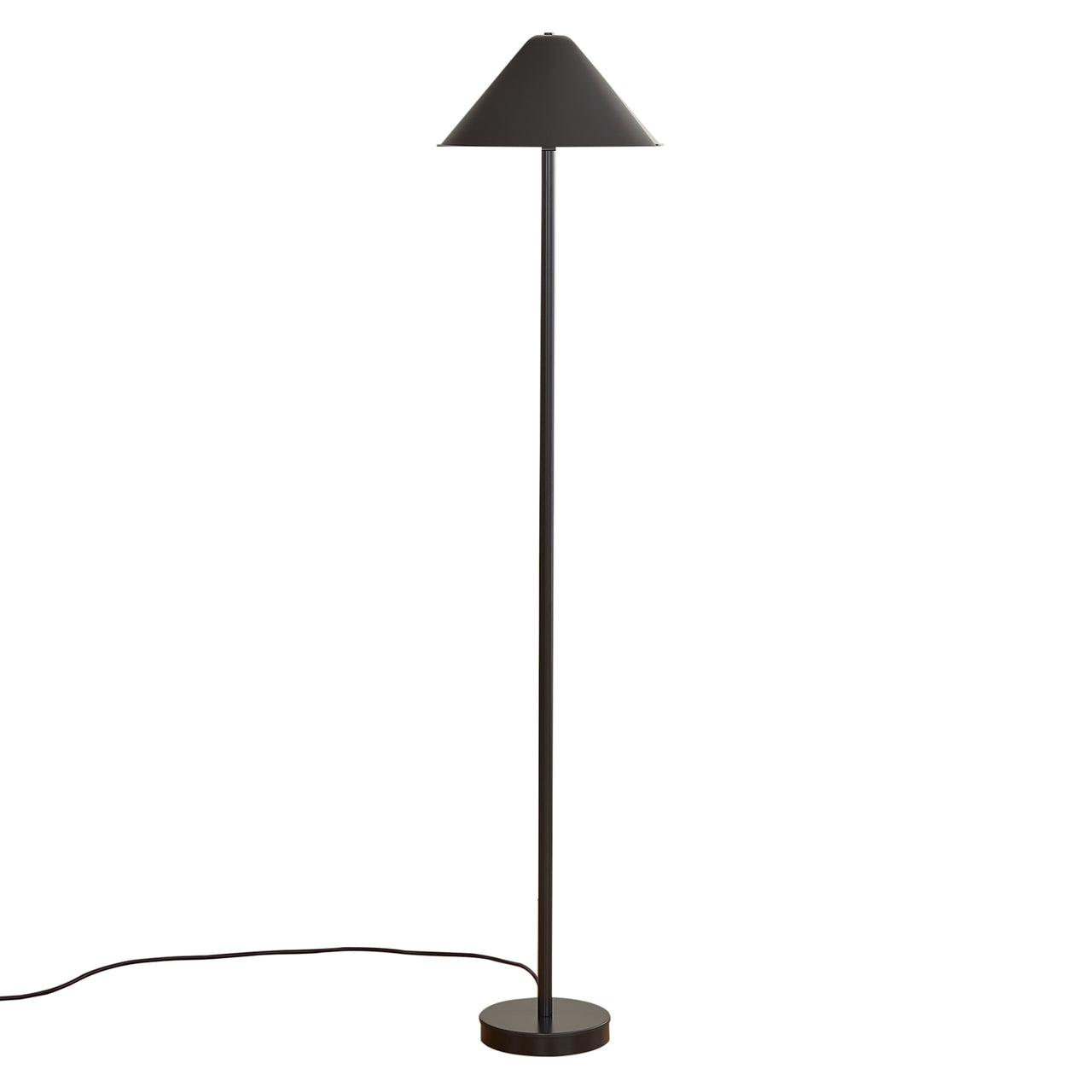 Tipi Floor Lamp: Black + Black