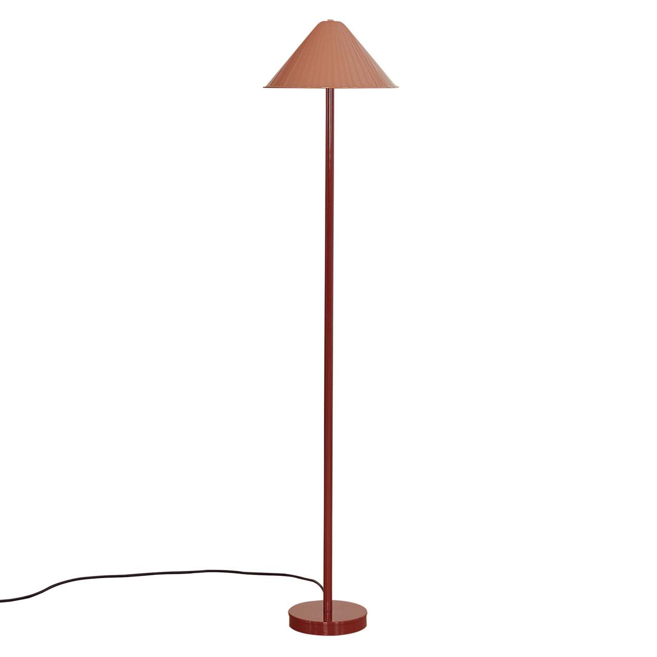 Tipi Floor Lamp: Peach + Oxide Red