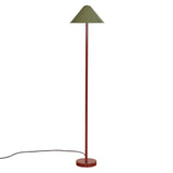 Tipi Floor Lamp: Reed Green + Oxide Red
