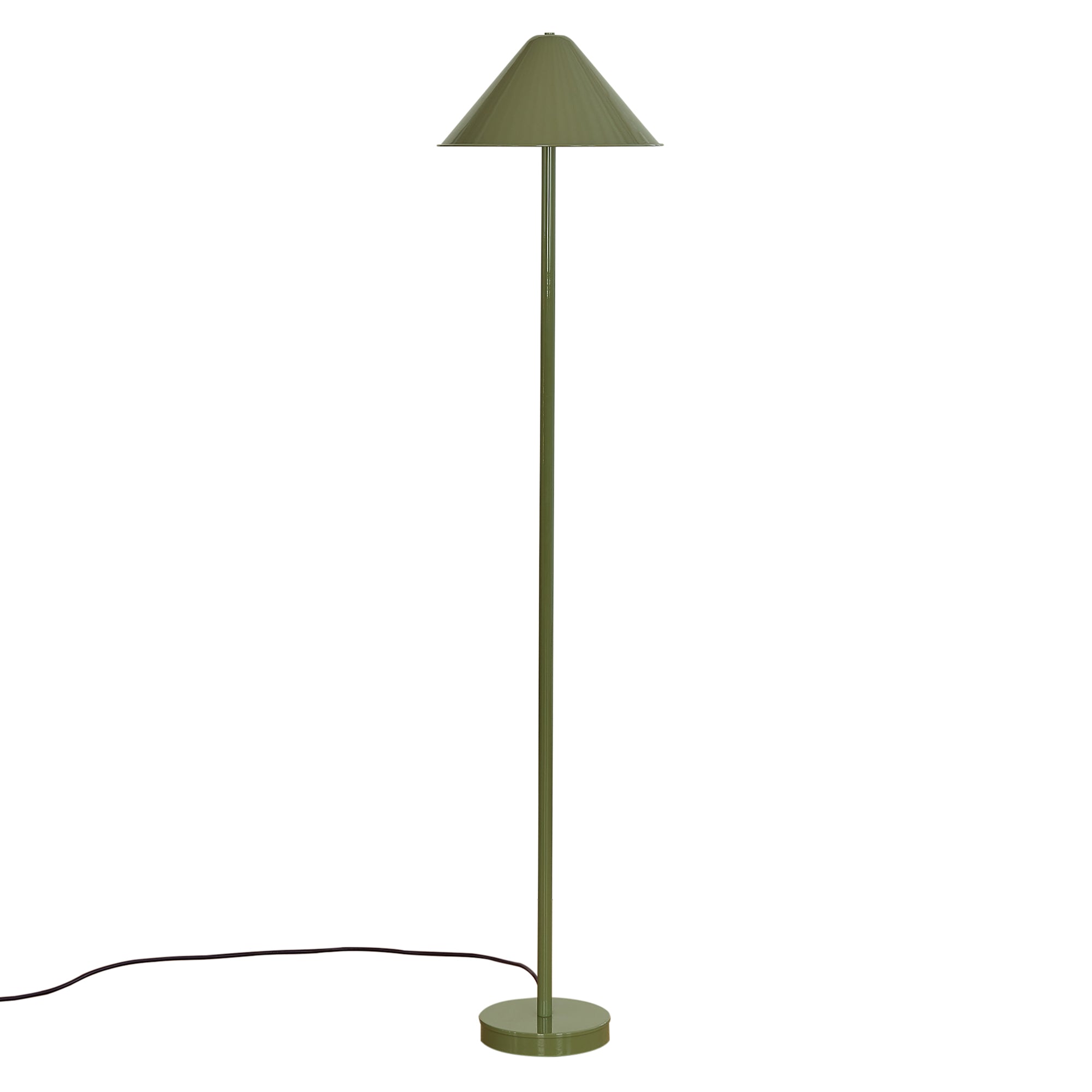 Tipi Floor Lamp: Reed Green + Reed Green