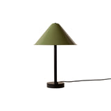 Tipi Table Lamp: Reed Green + Black