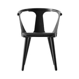 In Between Chair SK2: Upholstered + Black Lacquered Oak