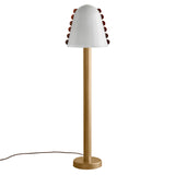 Calla Floor Lamp: Lilac + Poppy Embellishments + Brass