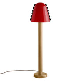 Calla Floor Lamp: Poppy + Ink Embellishments + Brass