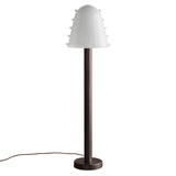 Gemma Floor Lamp: Opaline + Opaline Embellishments + Blackened Brass