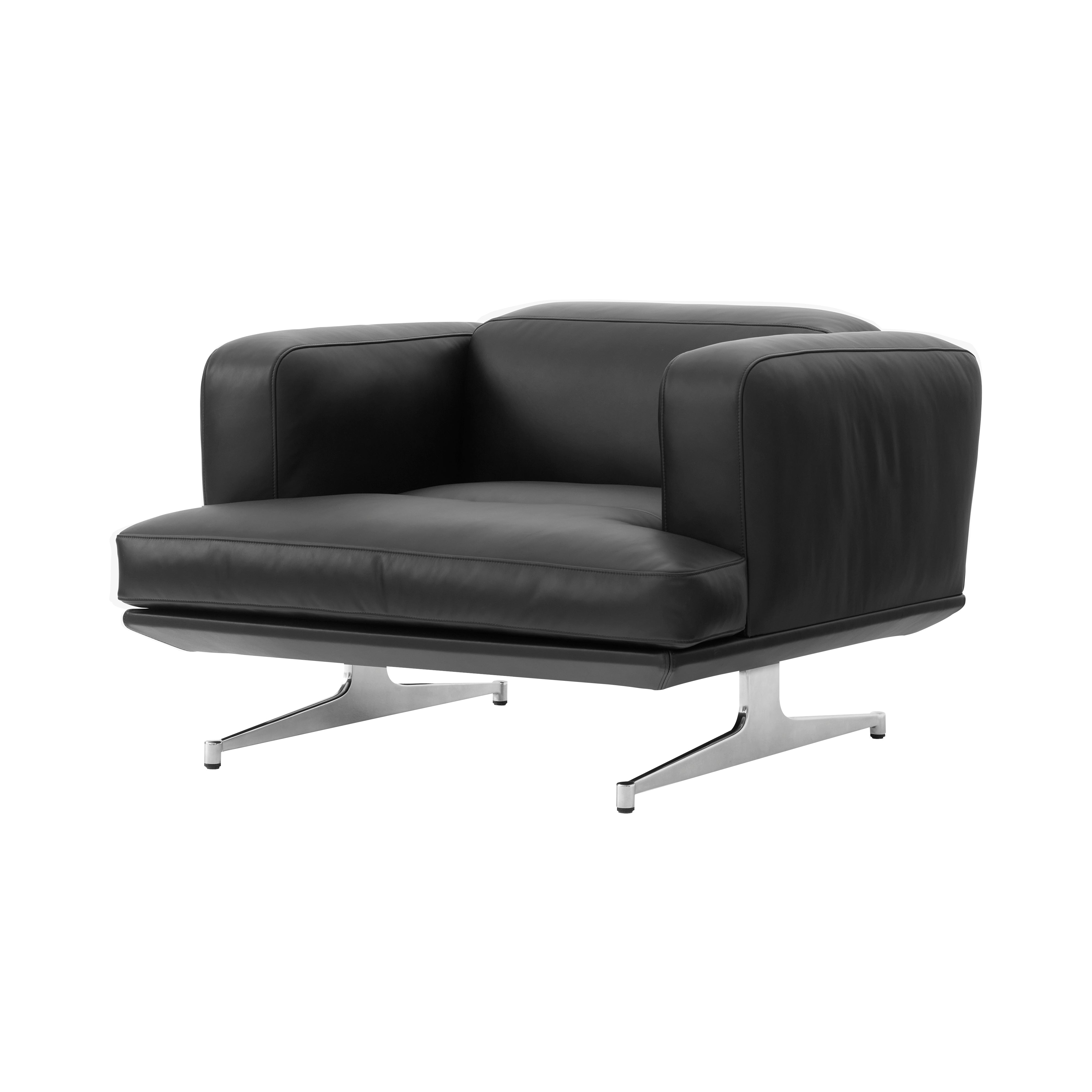 Inland Lounge Chair: AV21 + Polished Aluminum