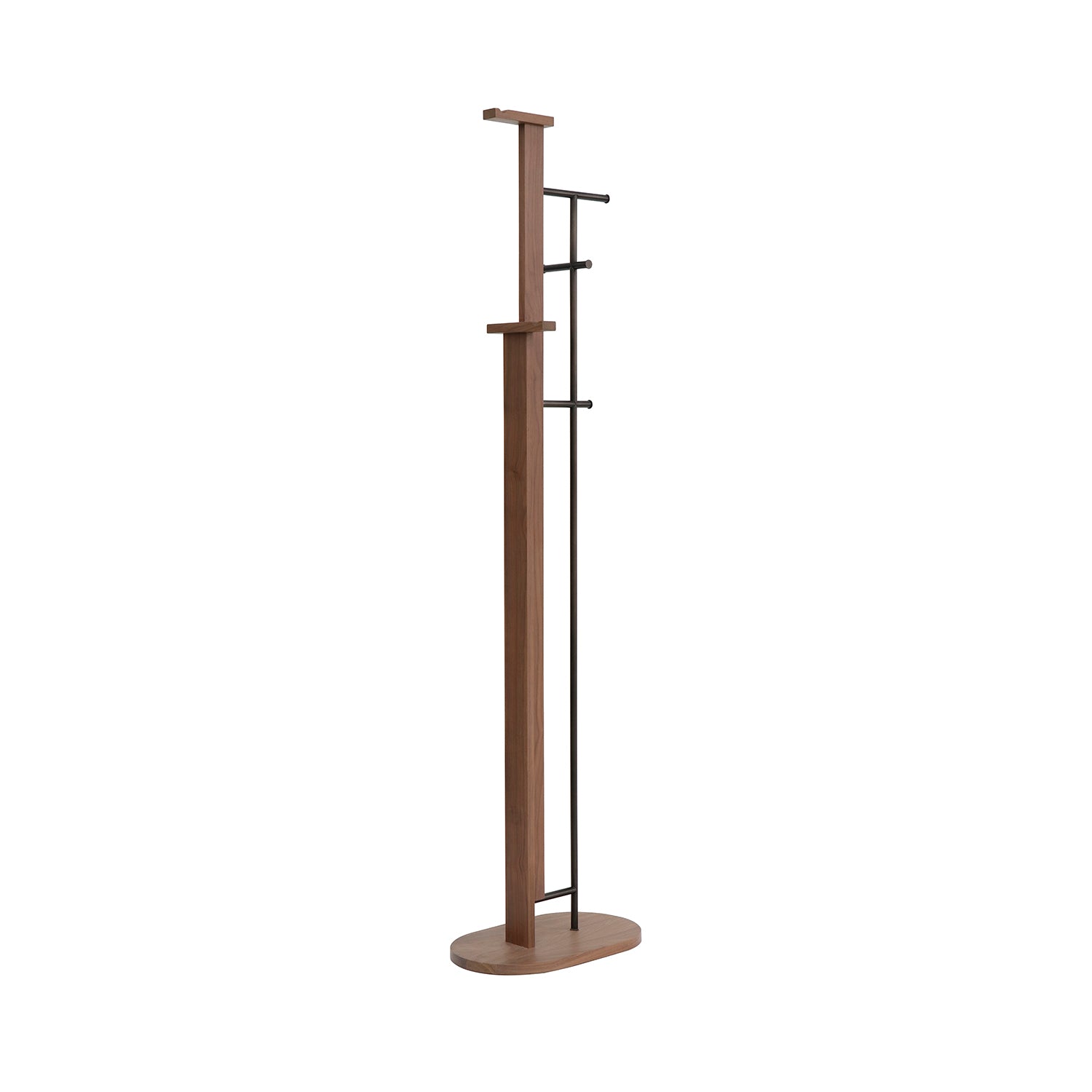 Inter Coat Hanger: Natural Walnut