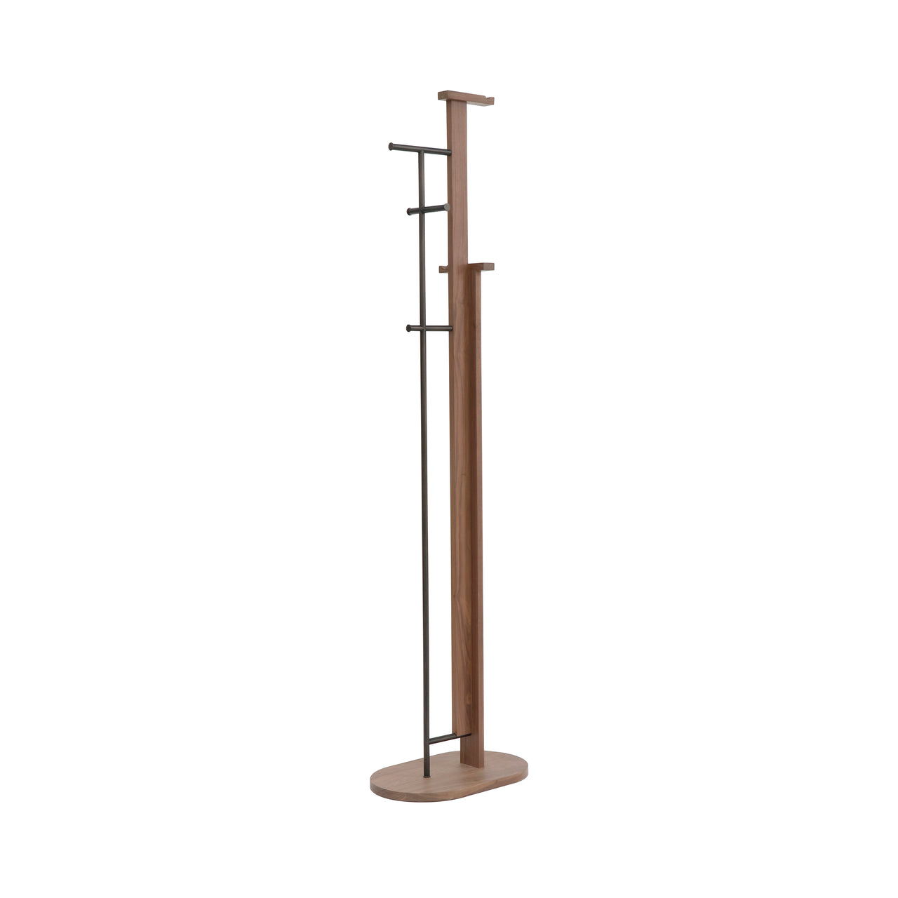 Inter Coat Hanger: Natural Walnut