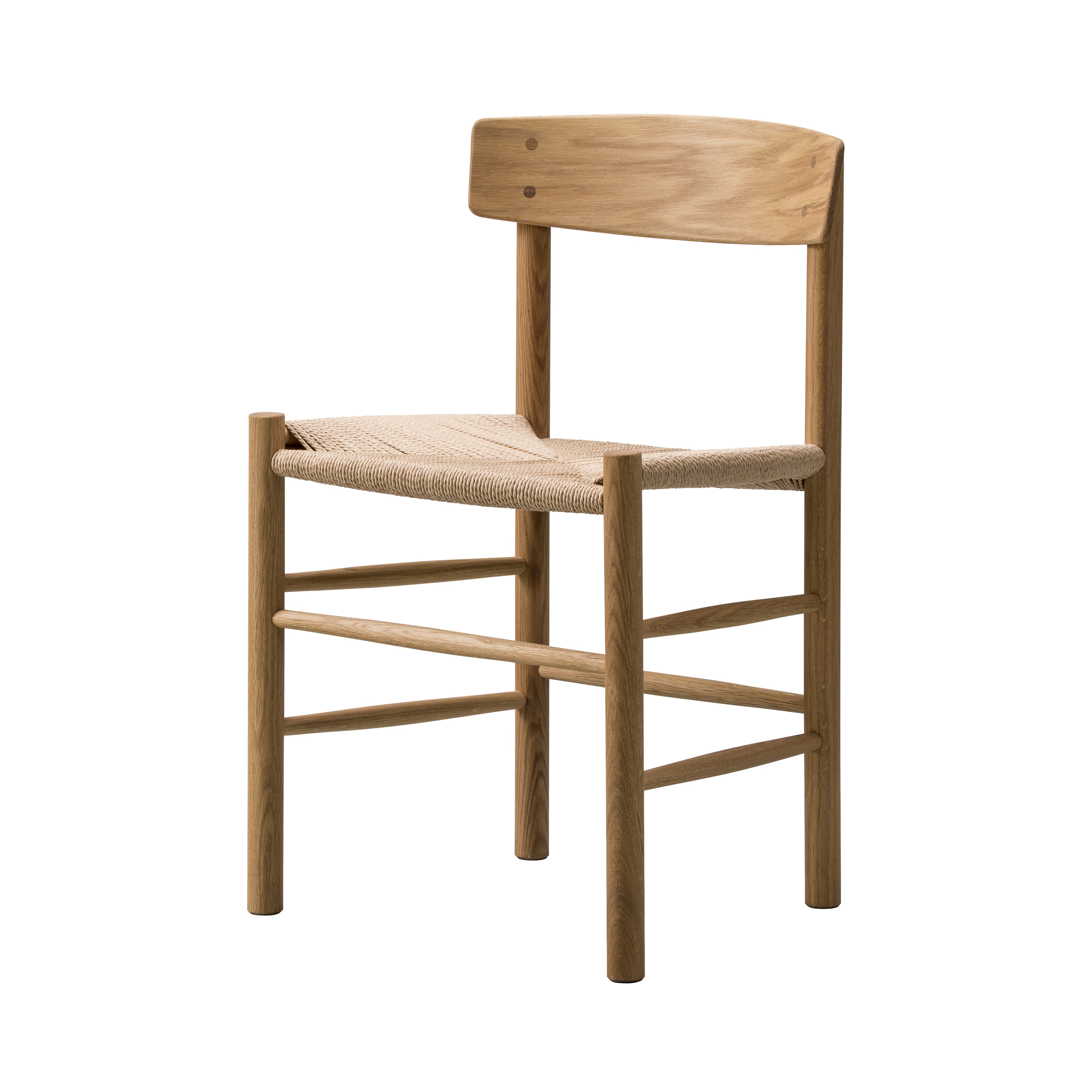 J39 Mogensen Chair: Oiled Oak + Natural