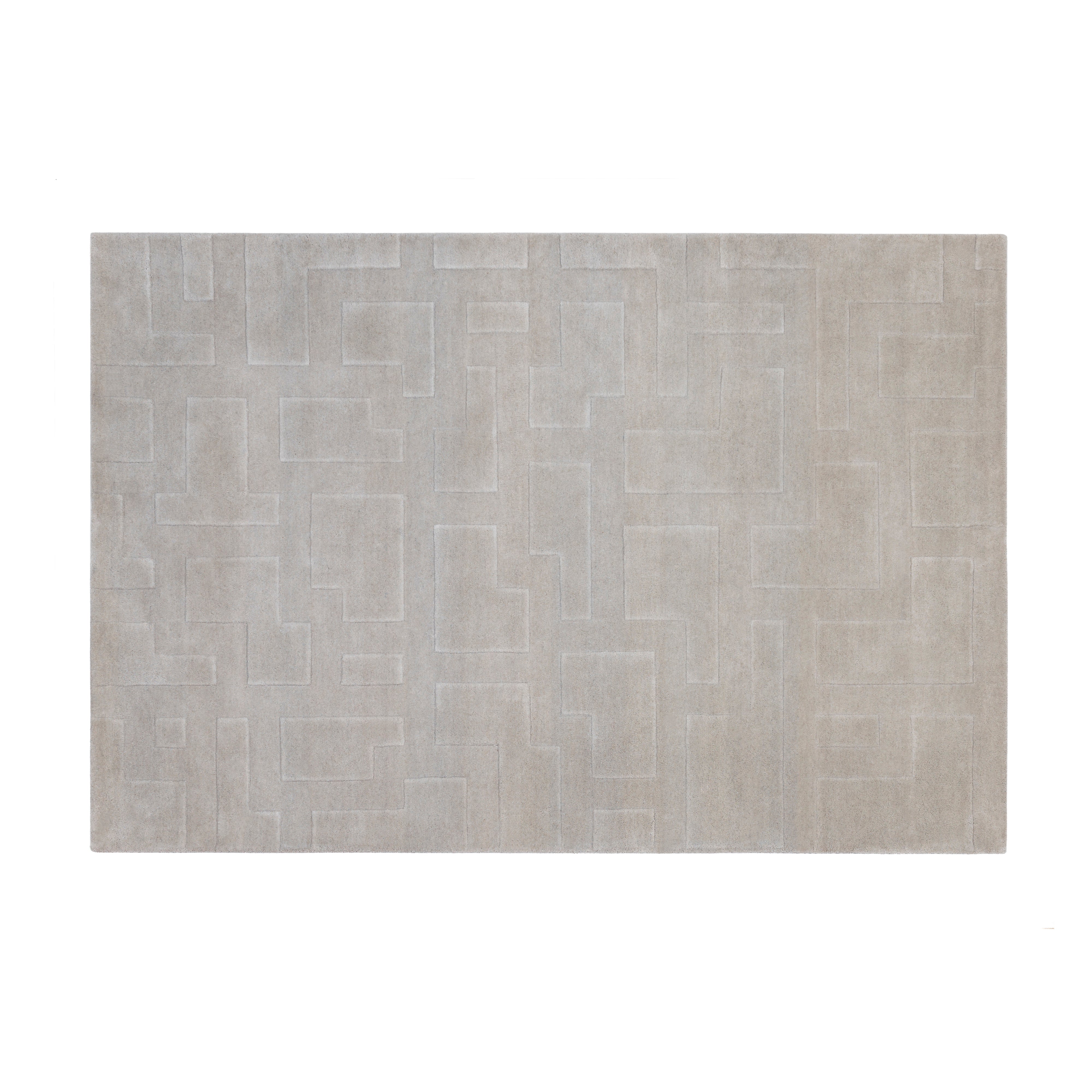 JL Hand Tufted Rug: Small + Stone