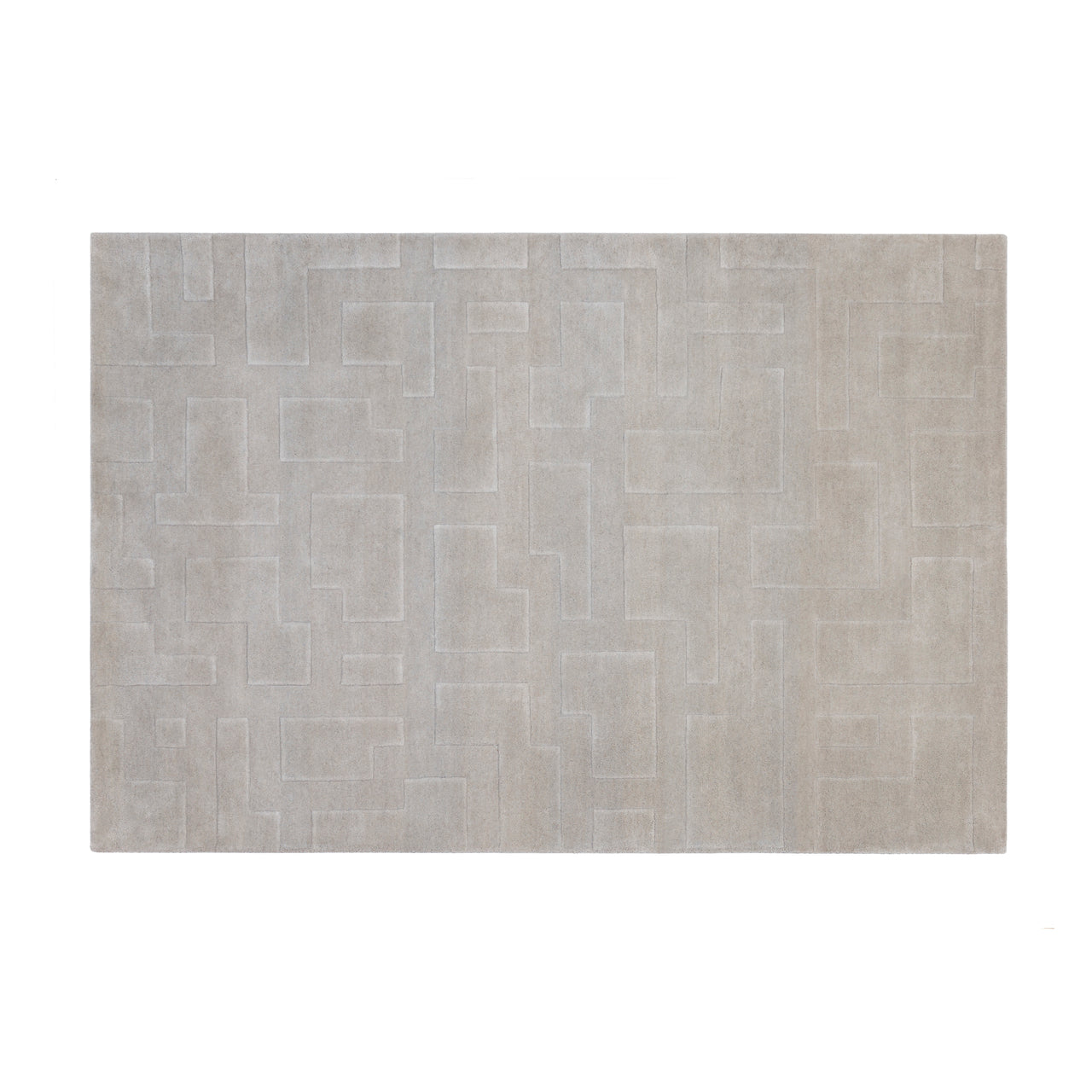 JL Hand Tufted Rug: Small + Stone