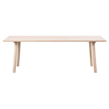 Taro Dining Table: Rectangular + Soaped Treated Oak