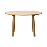 Taro Dining Table: Round + Oiled Oak