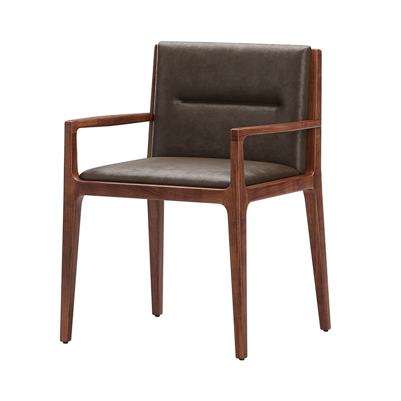 Jona Dining Armchair: Natural Walnut