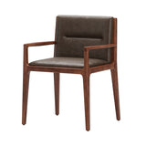 Jona Dining Armchair: Natural Walnut