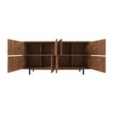Seiton Cabinet: High + Natural Walnut
