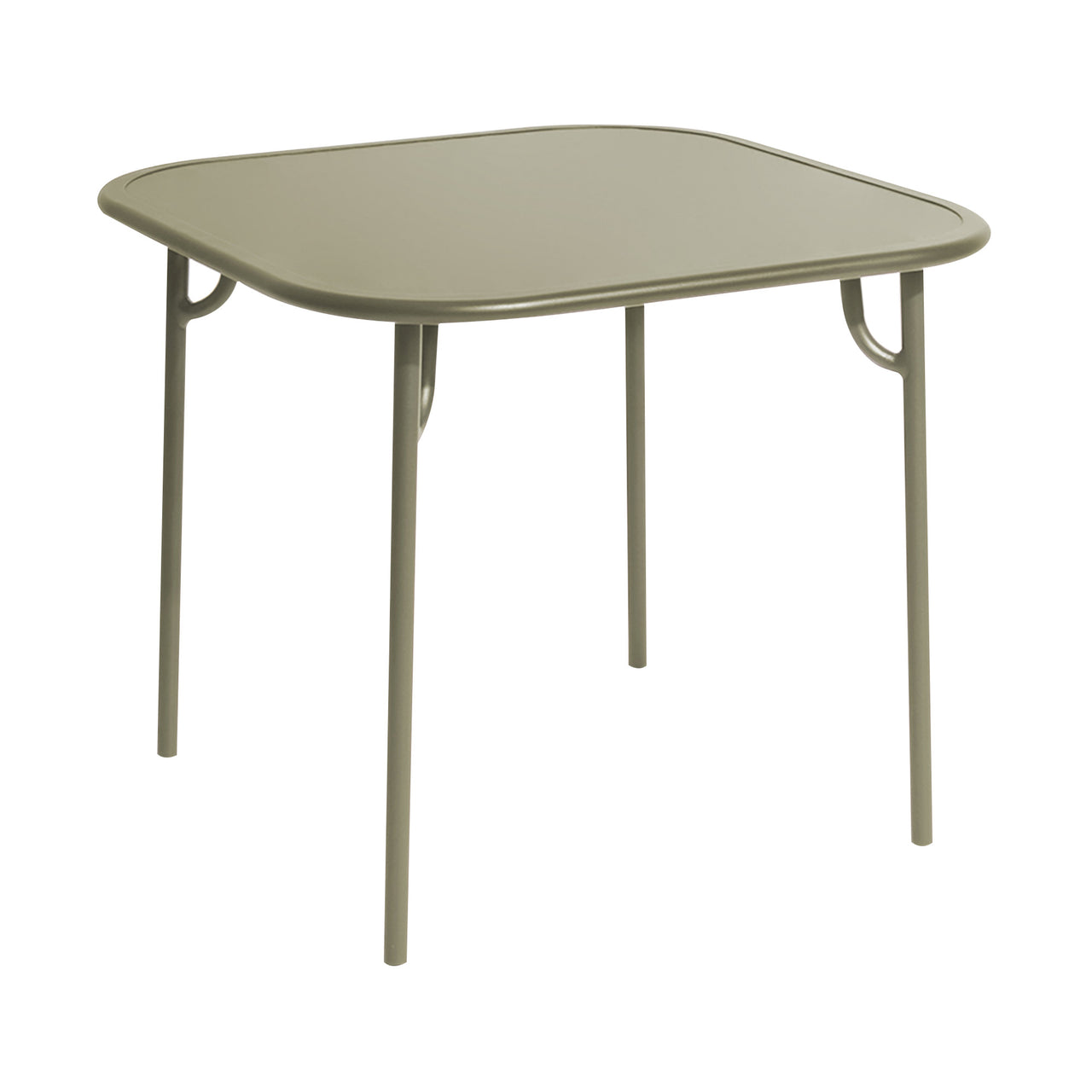 Week-End Square Dining Table: Jade Green