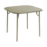 Week-End Square Dining Table: Jade Green