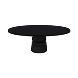 Container Oval Table: Small + New Antiques + Jet Black + Black