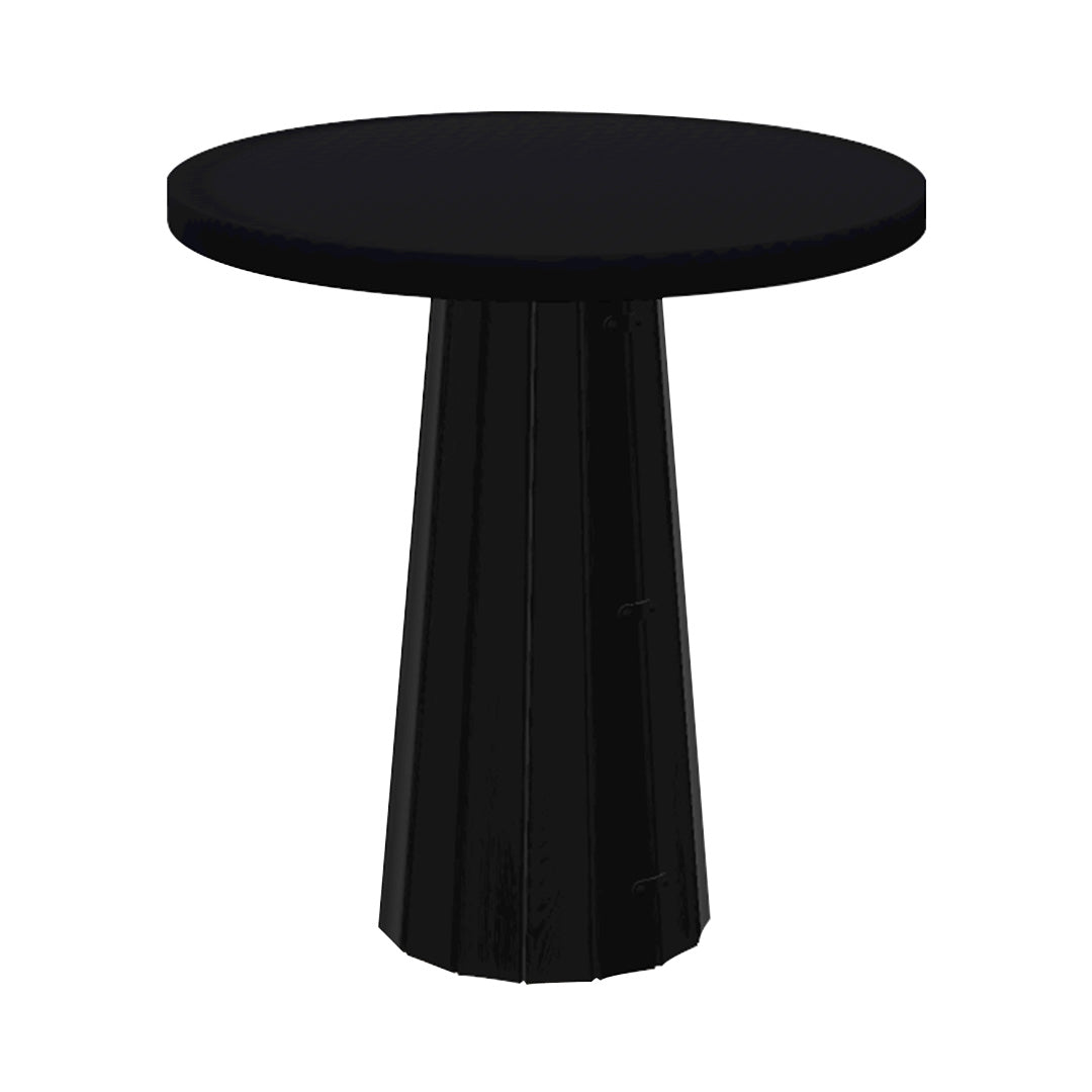 Container Round Table: Extra Small + Bodhi Cover + Jet Black + Black
