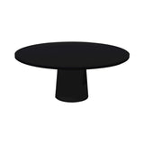 Container Round Table: XXL + Cable Feed + Jet Black + Black