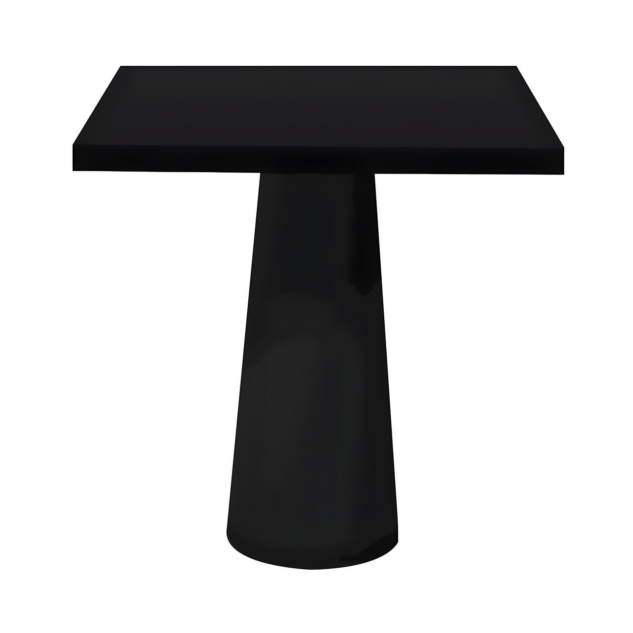 Container Square Table: Small + Jet Black + Black