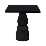 Container Square Table: Small + New Antiques + Jet Black + Black
