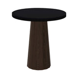 Container Round Table: Extra Small + Bodhi Cover + Jet Black + Cinnamon