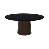 Container Round Table: Extra Large + Bodhi Cover + Jet Black + Cinnamon