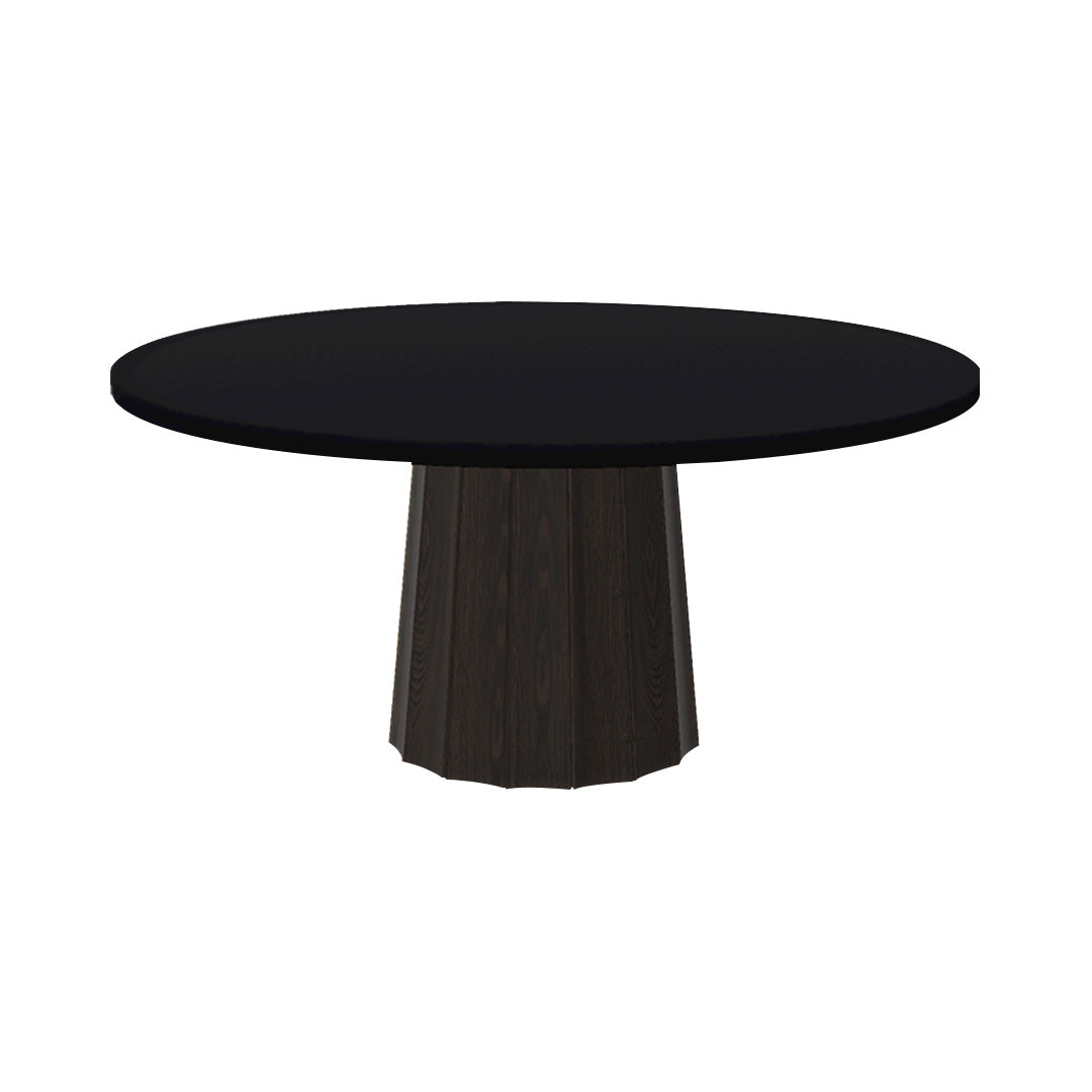 Container Round Table: Extra Large + Bodhi Cover + Jet Black + Grey