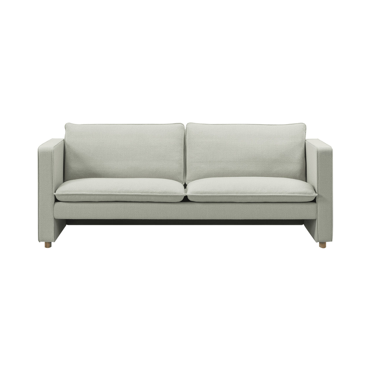 Jota 2 Seater Sofa: Light Oak Oil + Fabric Group 3