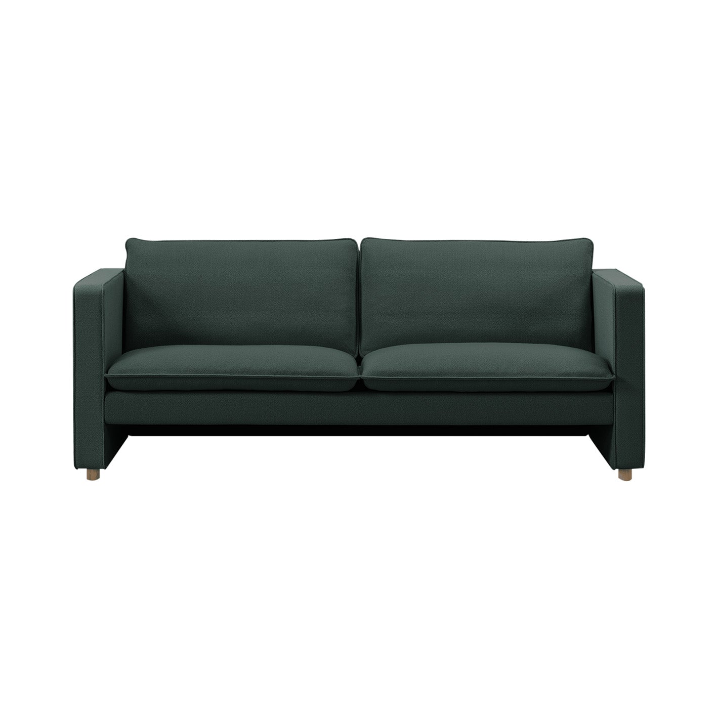 Jota 2 Seater Sofa: Light Oak Oil + Fabric Group 3
