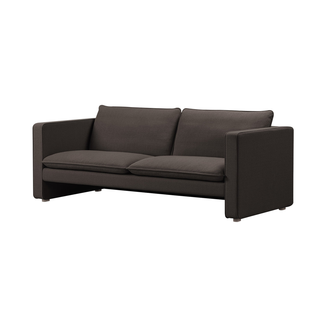 Jota 2 Seater Sofa: Light Oak Oil + Fabric Group 3