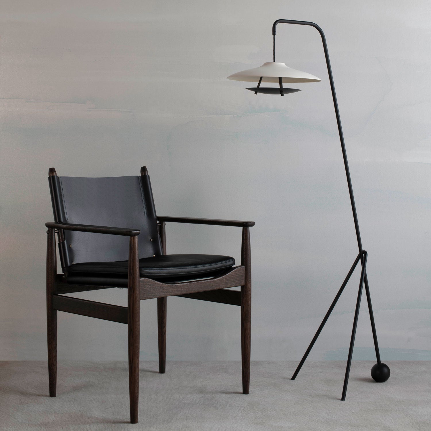 Journey Dining Armchair: Saddle Leather