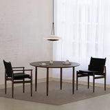 Journey Dining Armchair: Saddle Leather