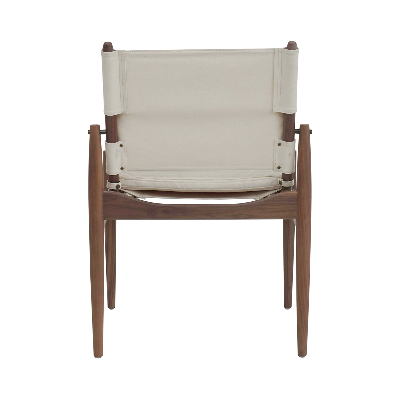 Journey Dining Chair: Canvas + Natural Walnut + Natural