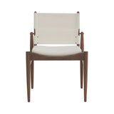 Journey Dining Chair: Canvas + Soaped  Walnut + Natural