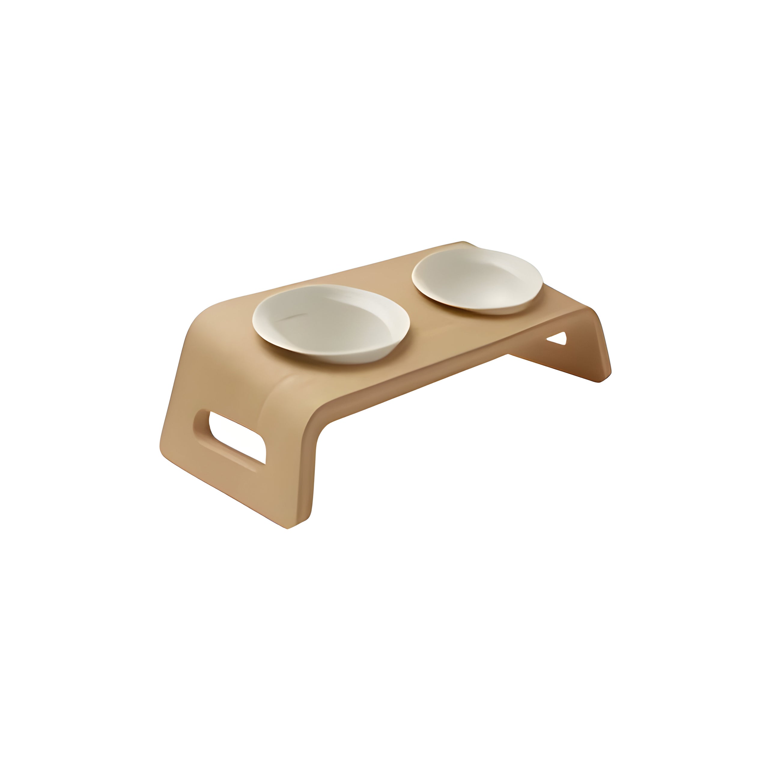 Cat Table: White + Natural