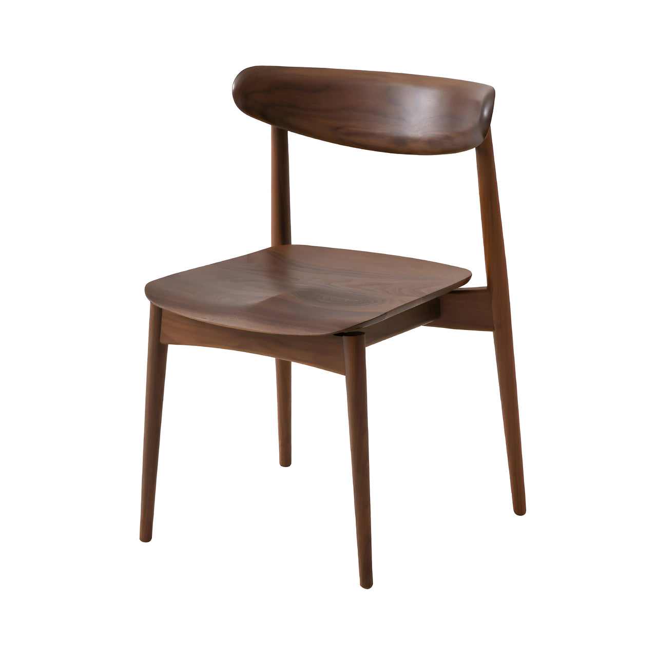 Seoto Side Chair: Walnut