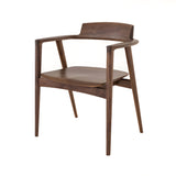Seoto Armchair: Low + Walnut