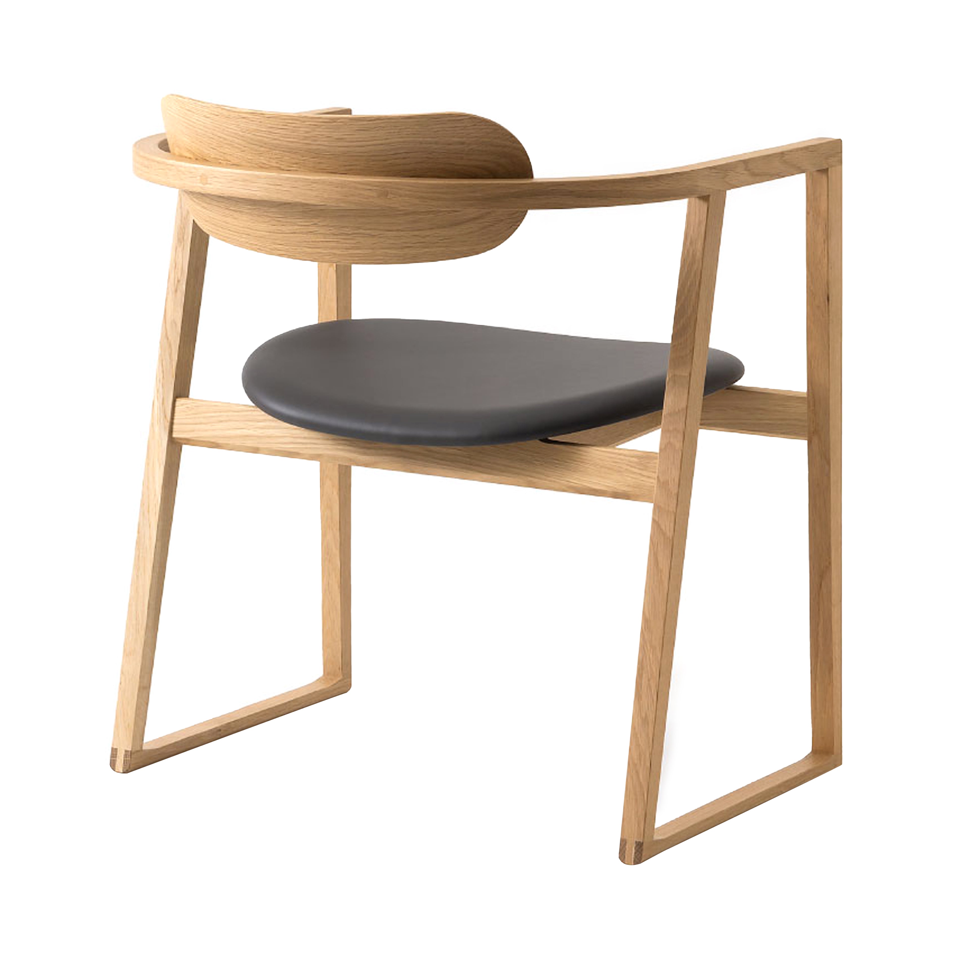 Suwari Lounge Chair: Seat Upholstered