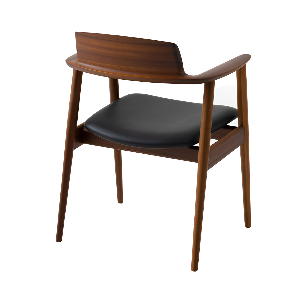 Kisaragi Armchair: Seat Upholstered