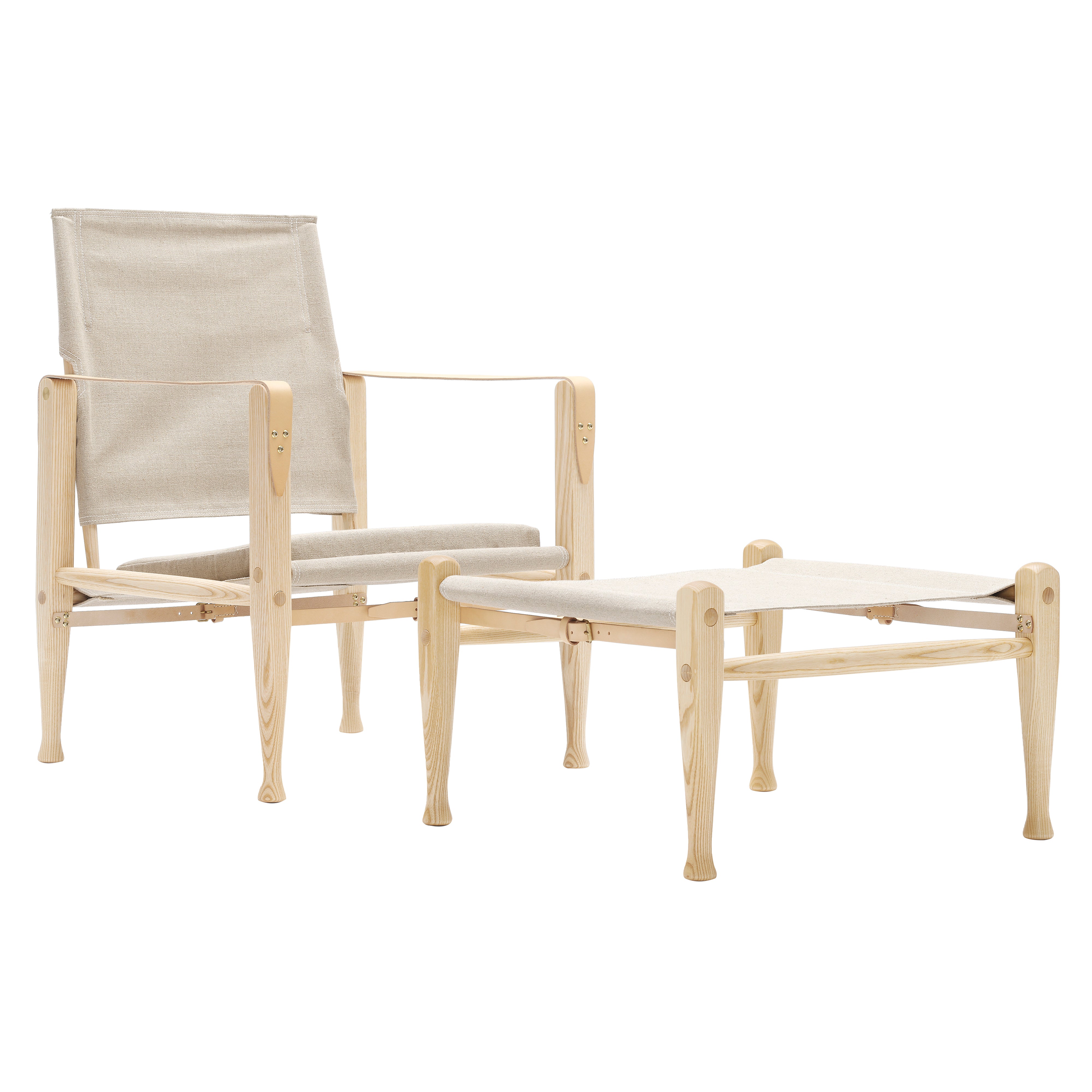 KK47000 Safari Chair: With Footstool