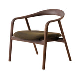 Kumahida Lounge Chair: Seat Upholstered + Walnut