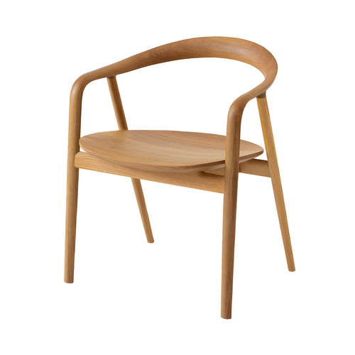 Kumahida Armchair: White Oak
