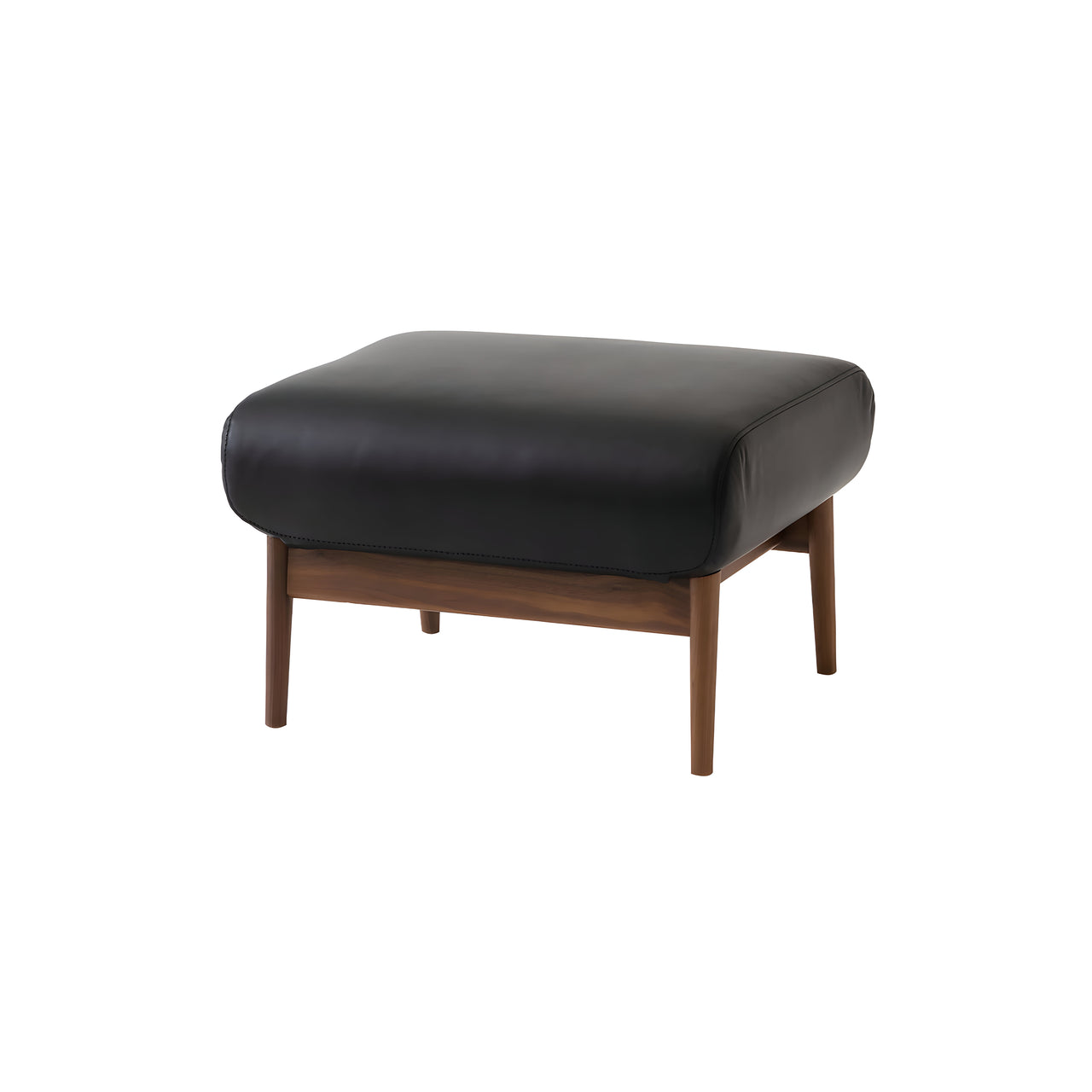 Seoto-EX Ottoman: Walnut