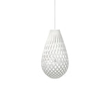 Kōura Pendant Light: Small + White + White