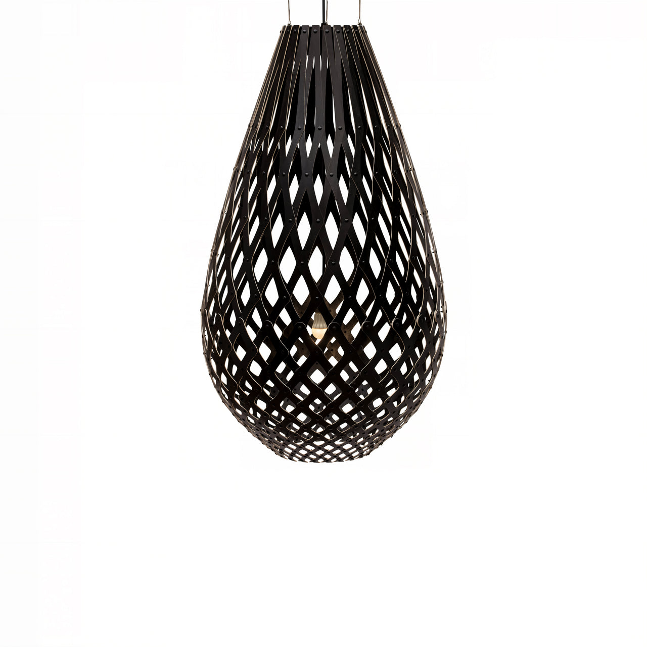 Kōura Pendant Light: XXX Large + Black + Black