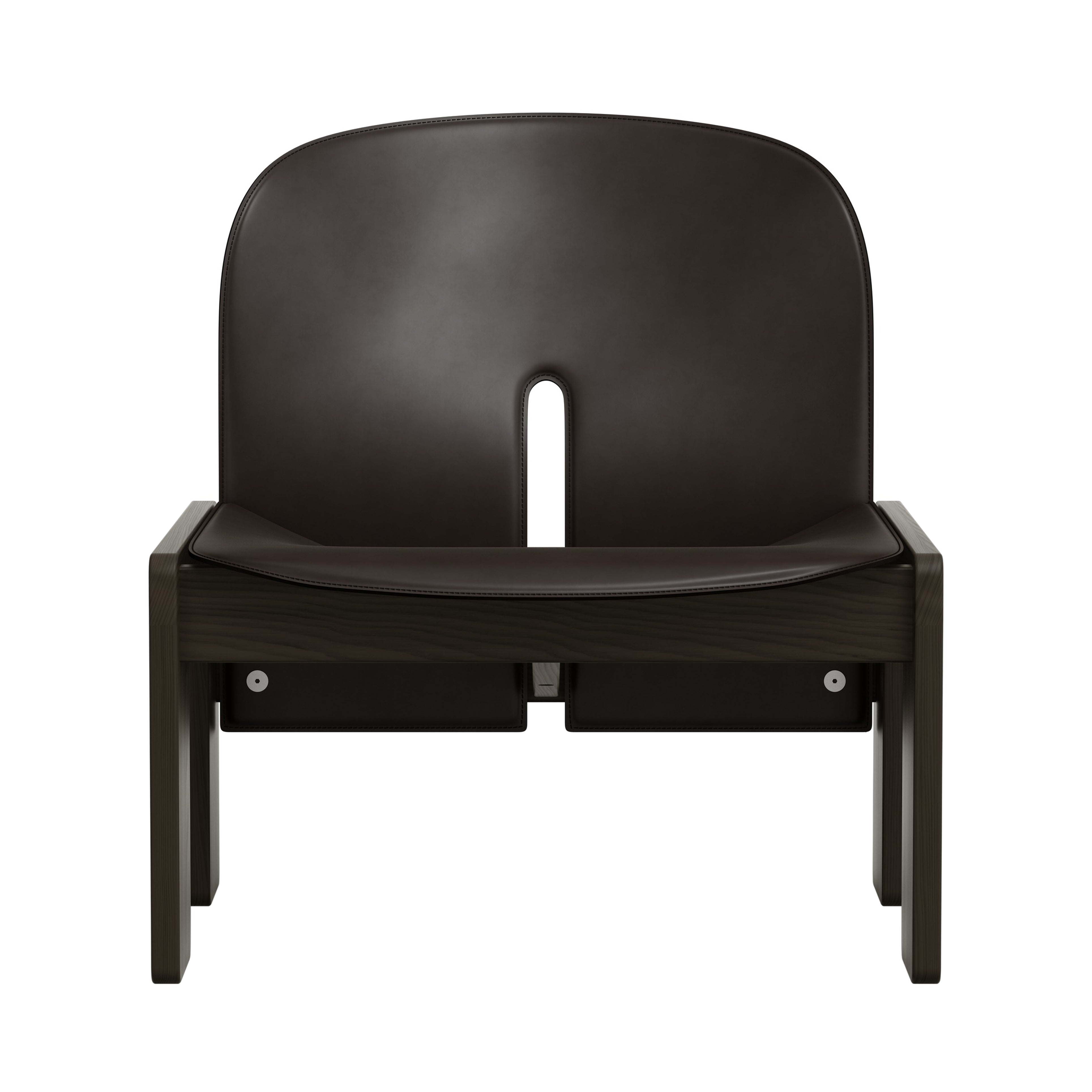 Scarpa 925 Lounge Chair: Mocca Stained Ash + Saddle Leather Nero